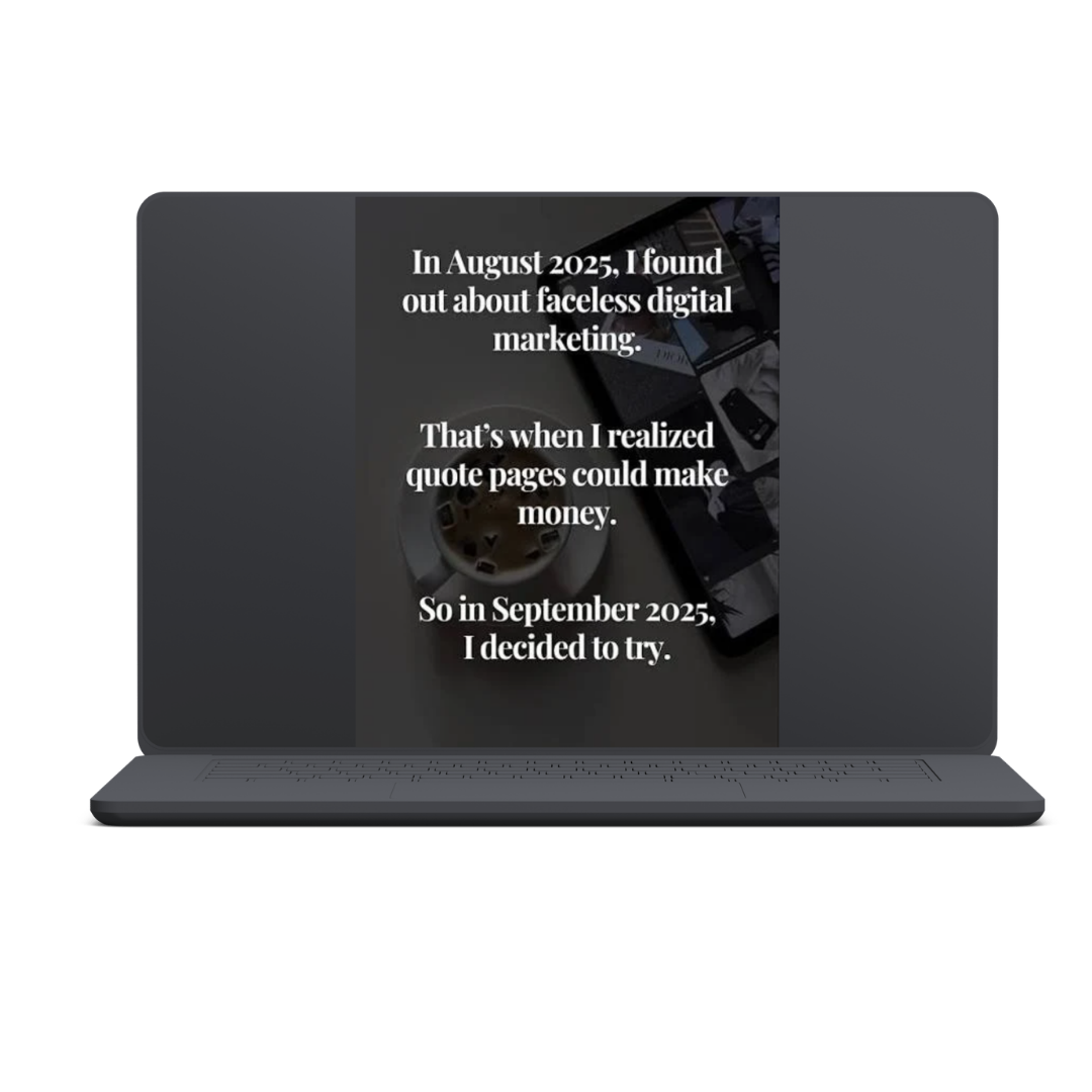 Faceless Quote Pages → $10K-Month